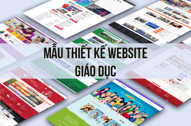 mẫu thiết kế website giáo dục