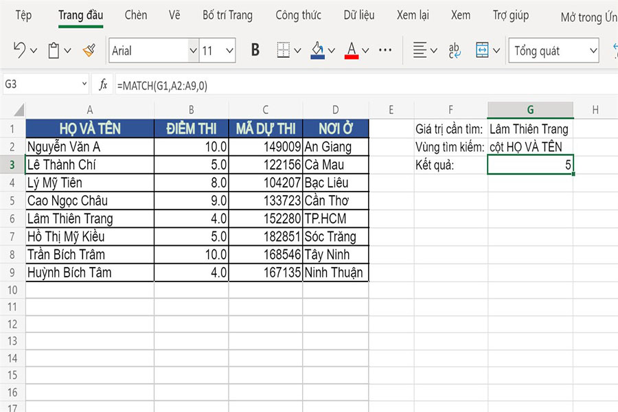 ham-match-trong-excel