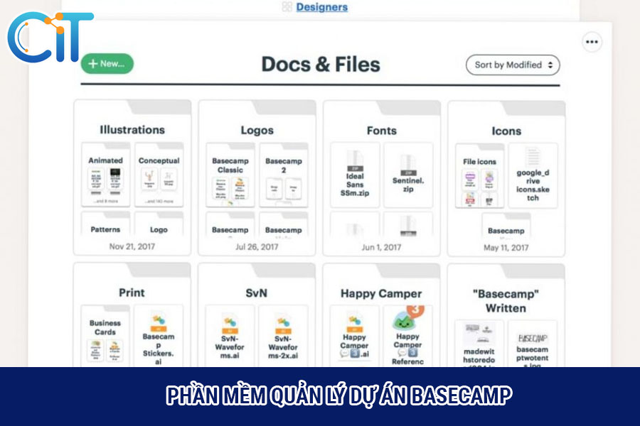 Phần mềm quản lý dự án Basecamp