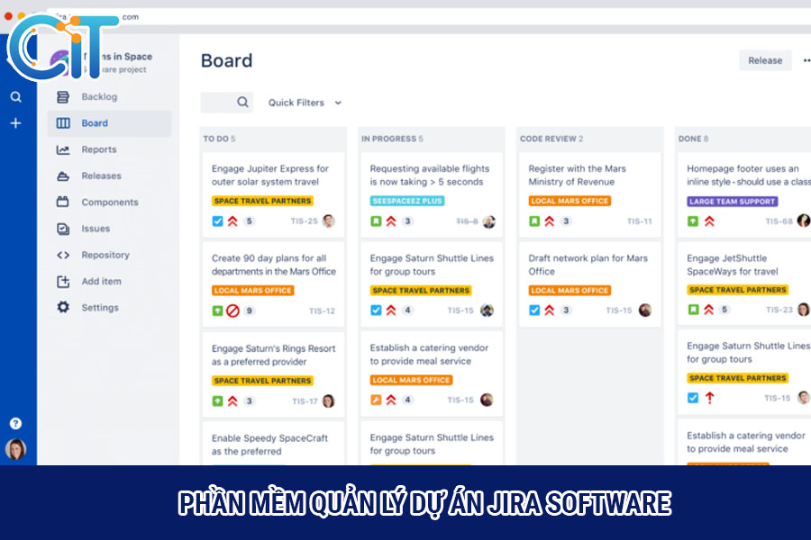 Phần mềm quản lý dự án Jira Software