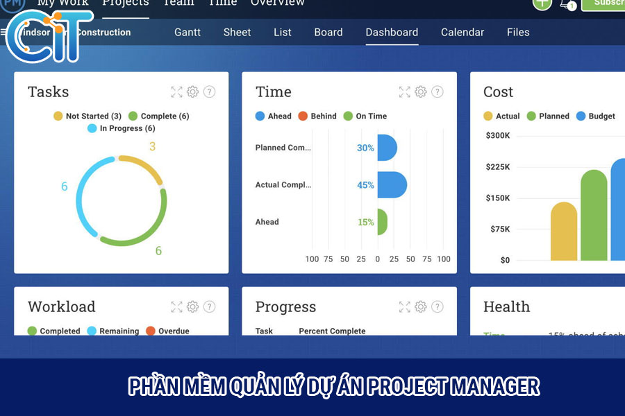 Phần mềm quản lý dự án Project Manager