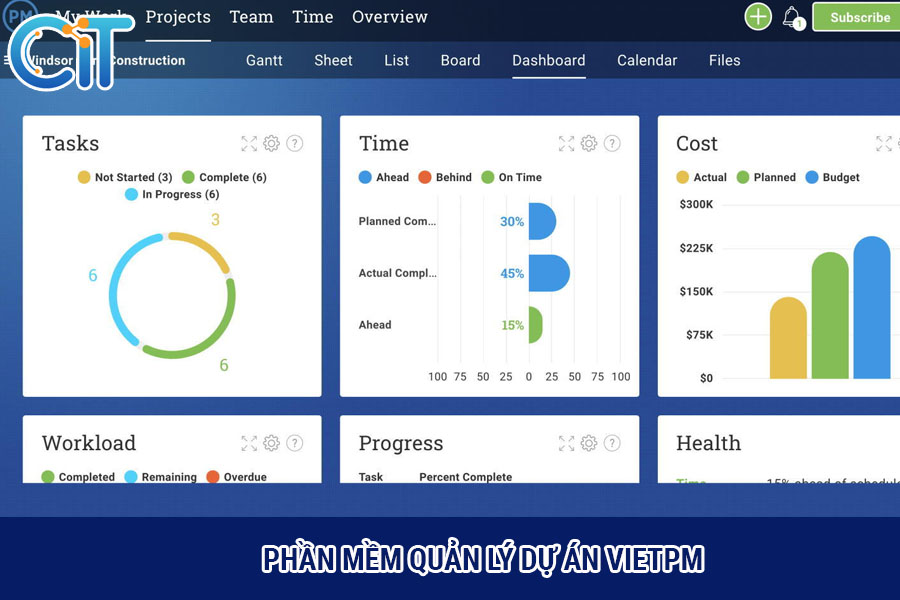 Phần mềm quản lý dự án VietPM