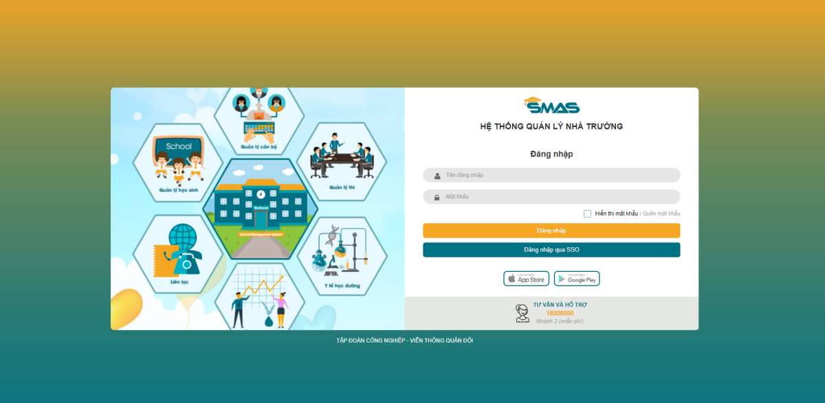 Phần mềm quản lý điểm SMAS