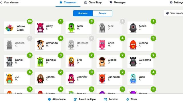 Phần mềm quản lý học sinh ClassDojo