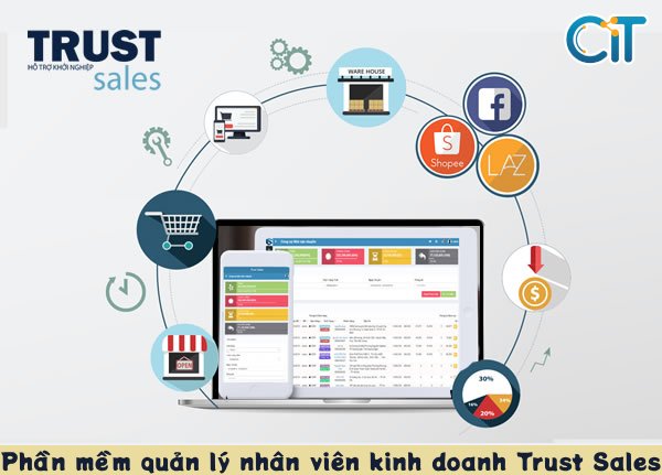 Phần mềm quản lý nhân viên kinh doanh Trust Sales