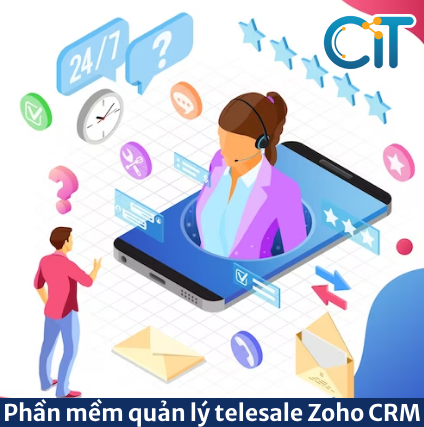 Phần mềm quản lý telesale Zoho CRM