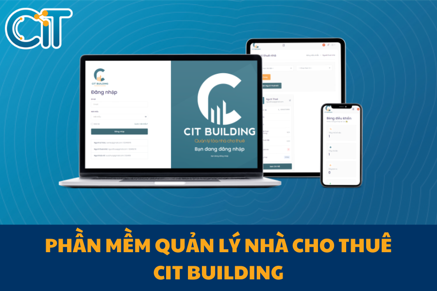 Phần mềm quản lý nhà trọ CIT Building