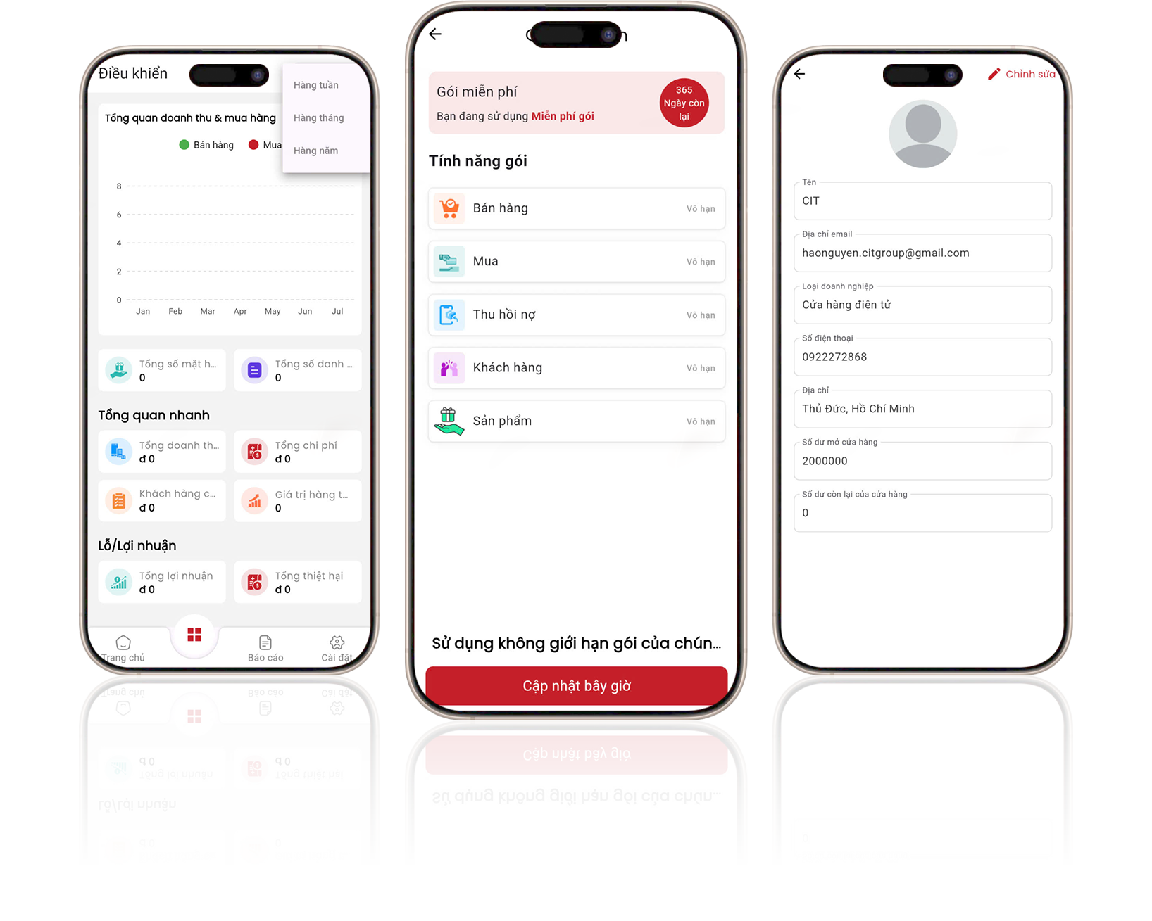 Dịch vụ thiết kế app bán hàng miễn phí