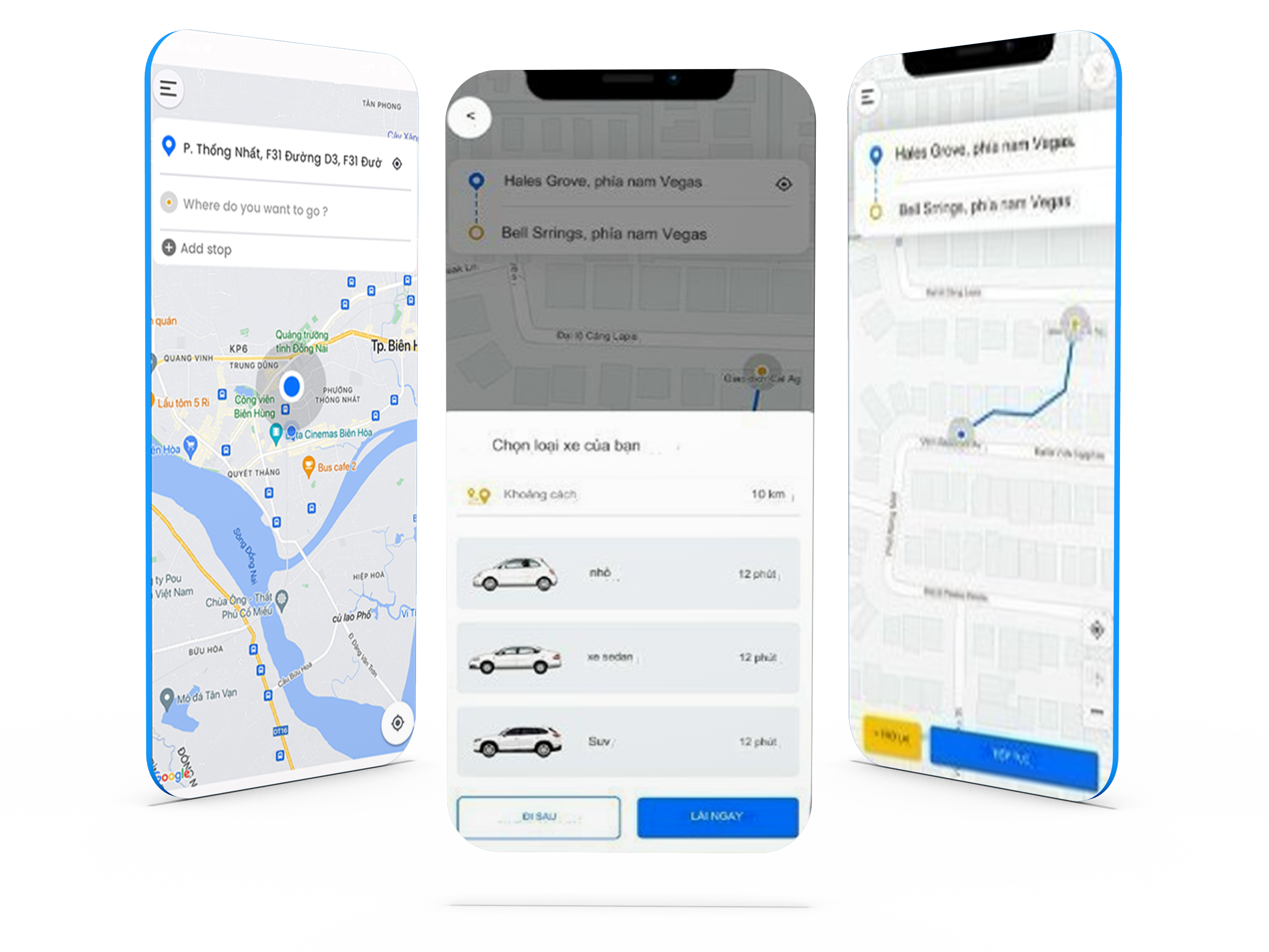 Mobile app cho tài xế
