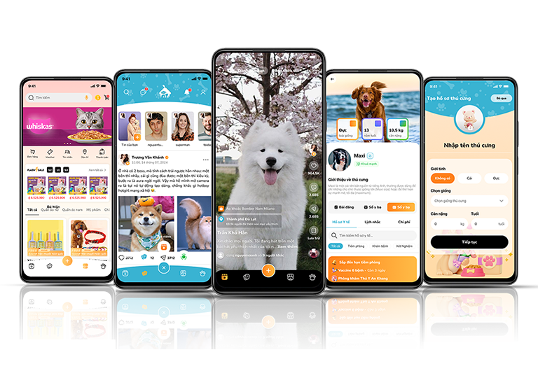 thiết kế app mang xã hội