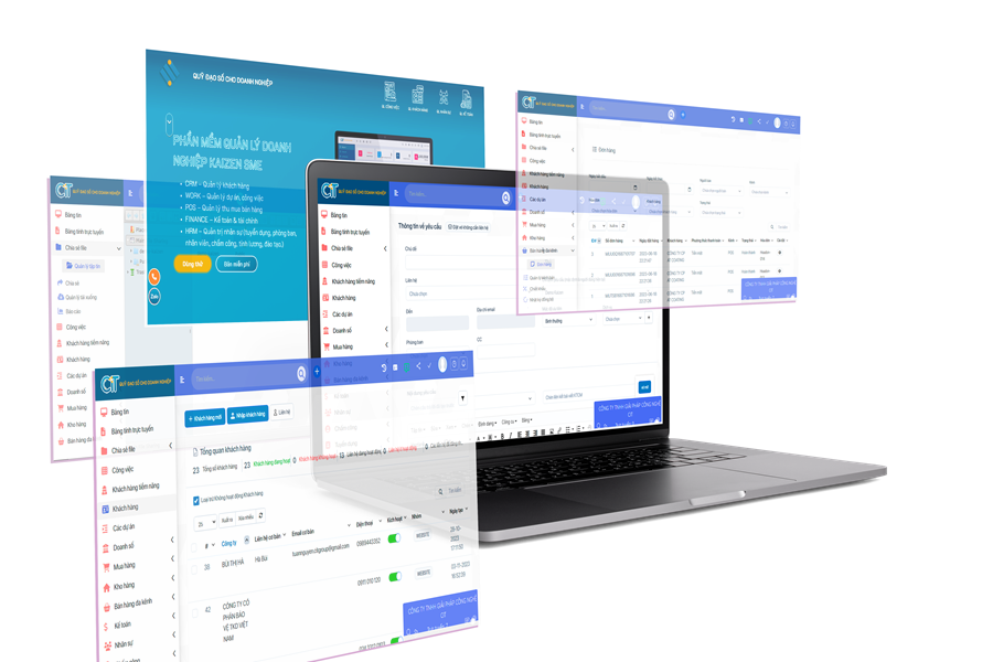 Phần mềm quản lý doanh nghiệp Kaizen SME