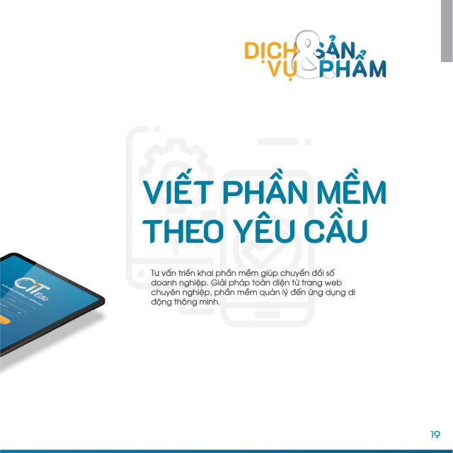 CIT chuyên thiết kế phần mềm theo yêu cầu