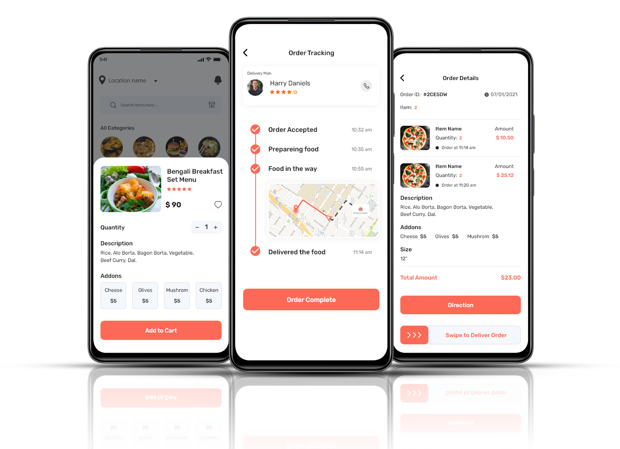 App nhà hàng thiết kế app giao đồ ăn