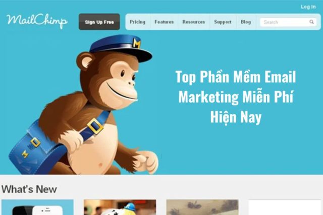 Phần mềm email marketing hàng loạt mailchip