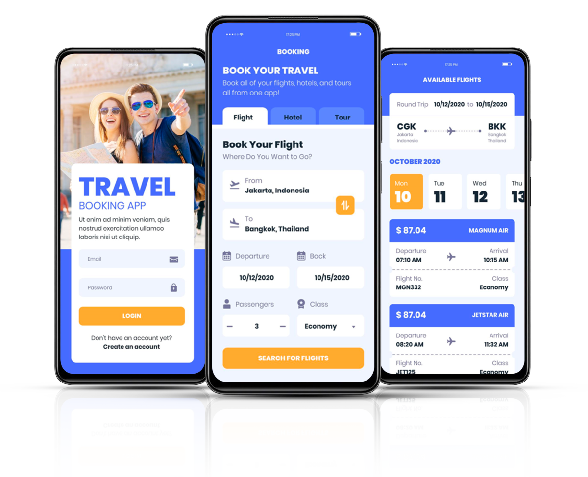 Thiết kế app du lịch