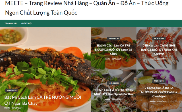 App đặt bàn nhà hàng