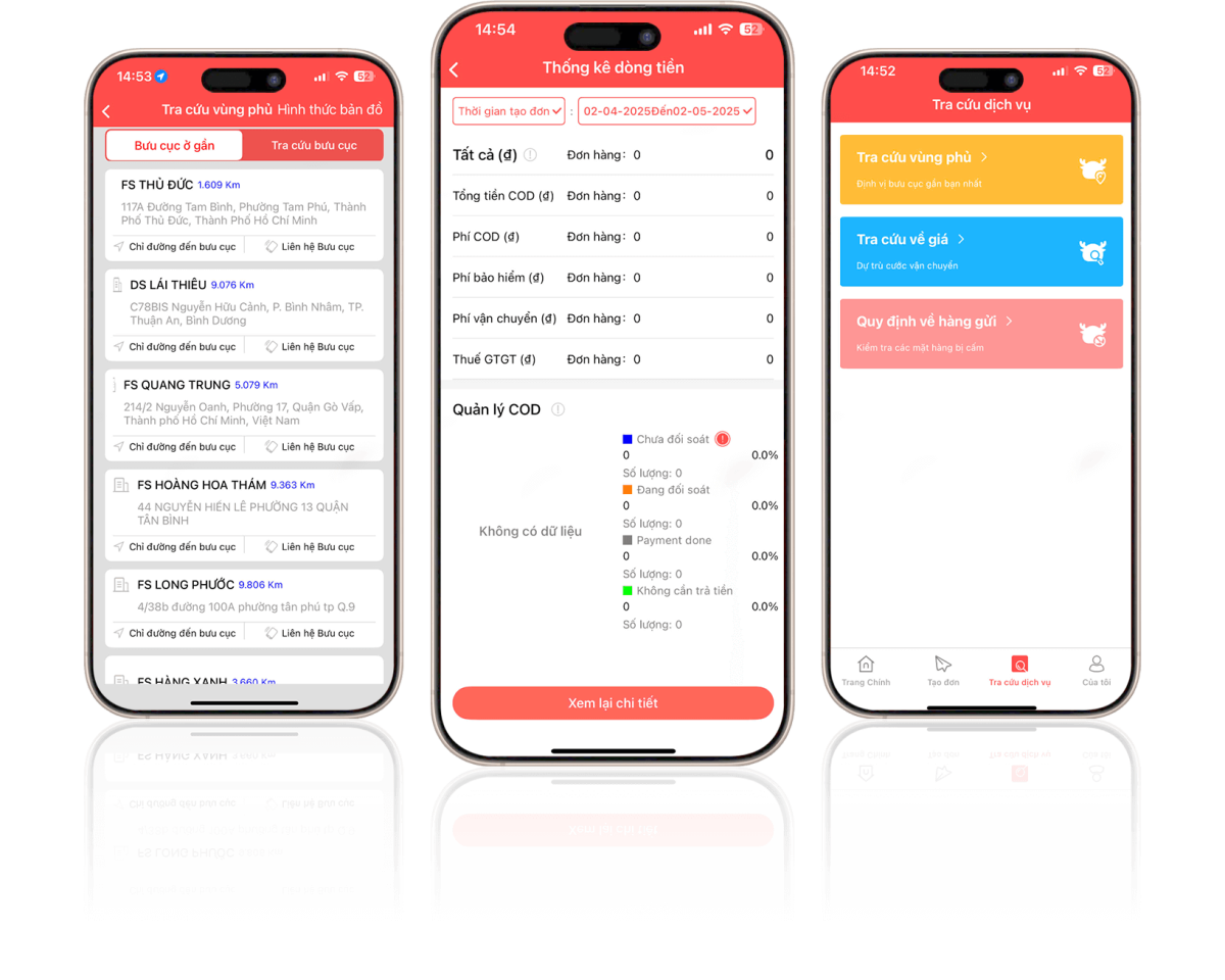 dịch vụ thiết kế app giao hàng nhanh