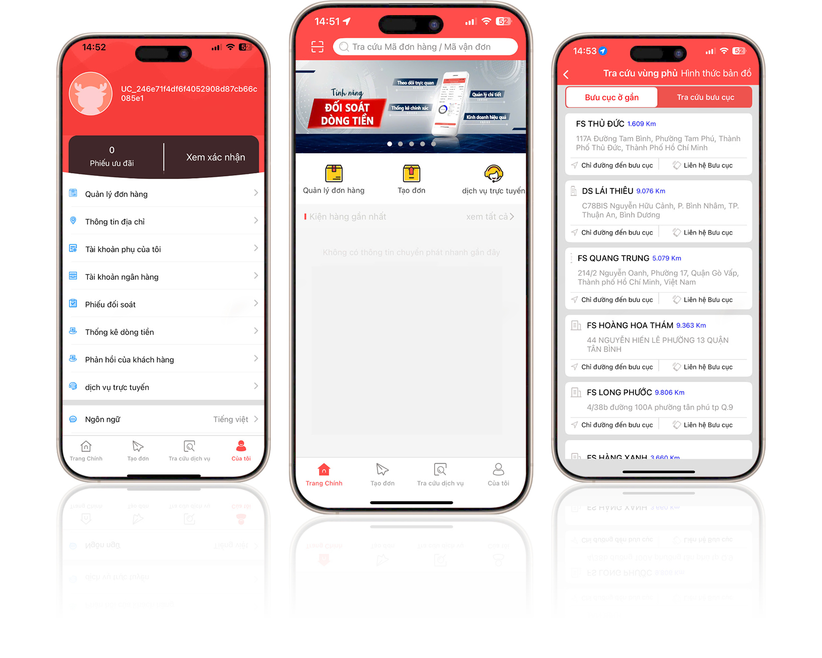 app - phần mềm chuyển phát nhanh CIT Software