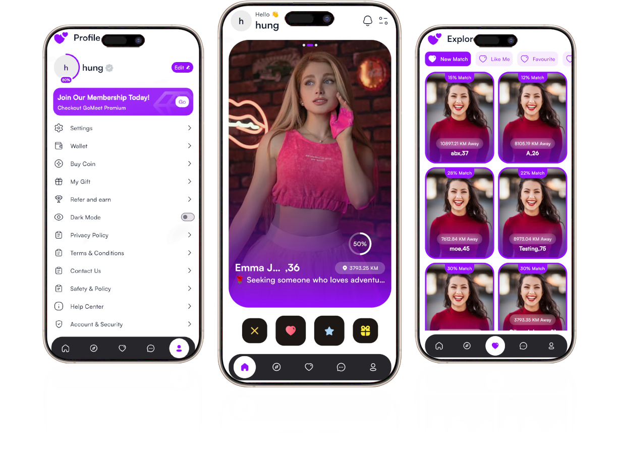 #1Thiết kế Mobile App Hẹn hò Ghép đôi theo yêu cầu Dịch vụ Thiết kế mobile app hẹn hò ghép đôi tại CIT Software