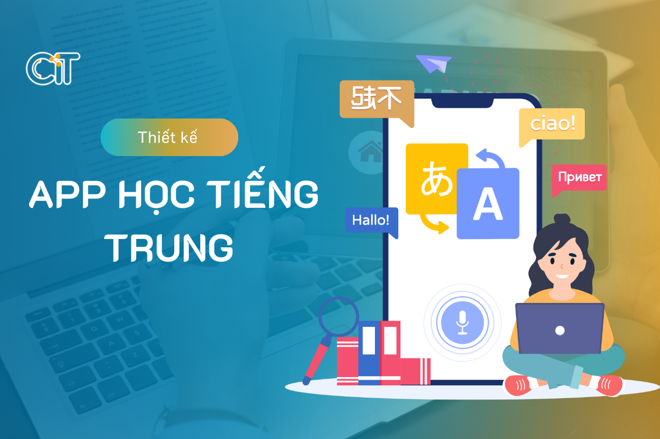 thiết kế app học tiếng trung