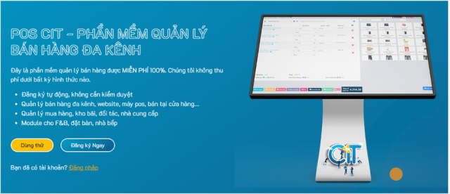 Phần mềm quản lý bán hàng cho doanh nghiệp nhỏ - CIT POS