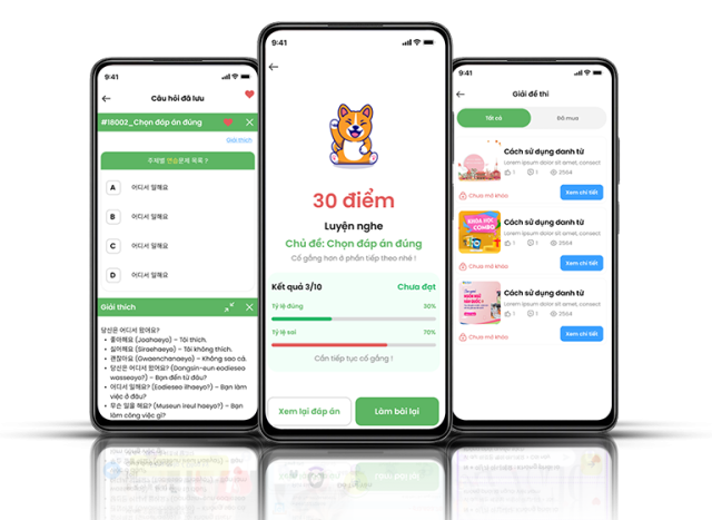 Thiết kế App học tiếng hàn