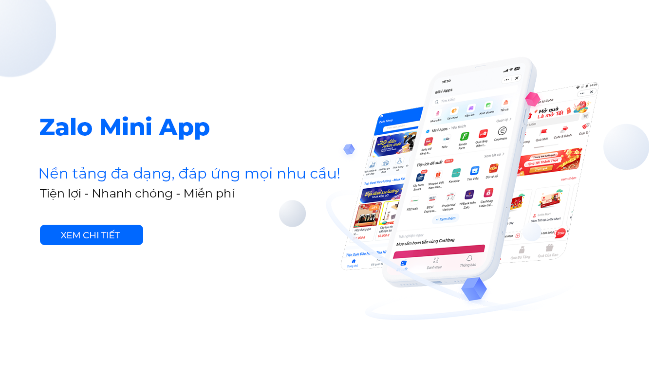 Dịch vụ thiết kế zalo mini app theo yêu cầu tại CIT Software 