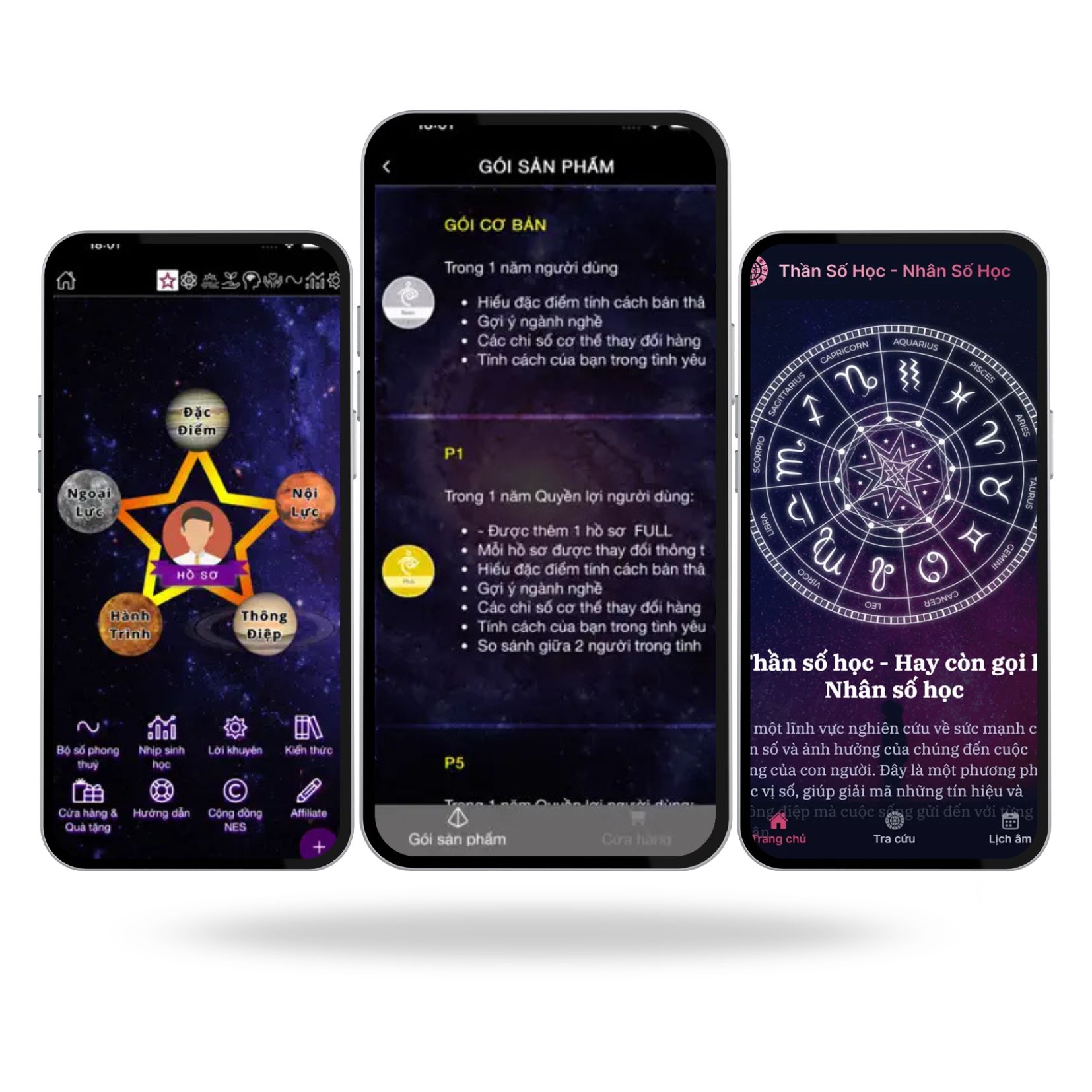 App tra cứu thần số học