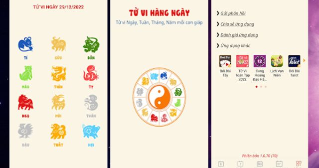 thiết kế app xem bói