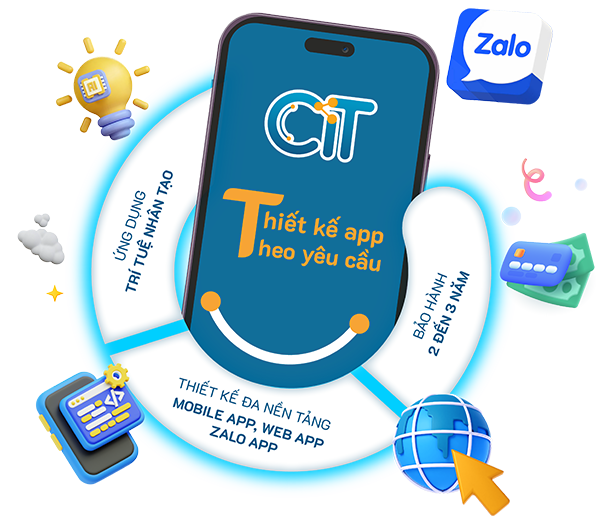 thiết kế app theo yêu cầu