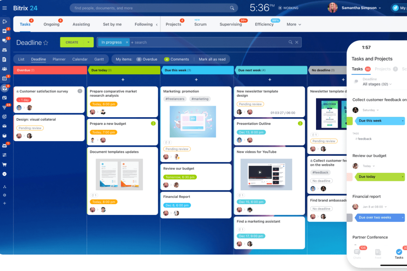 Bitrix24 Employee Management Software