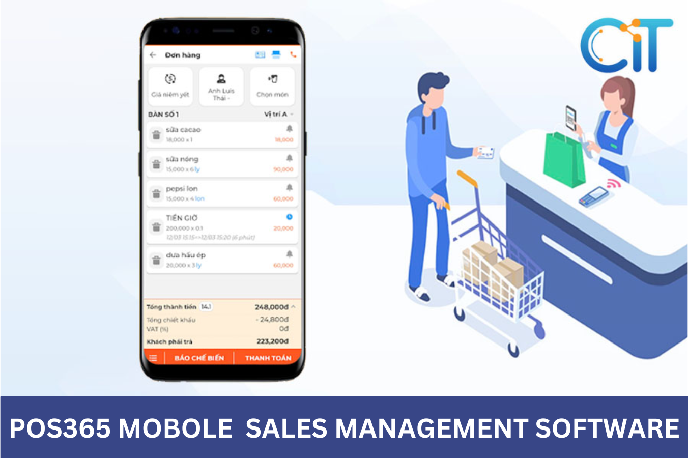 POS365 - Reliable sales management software on mobile phones