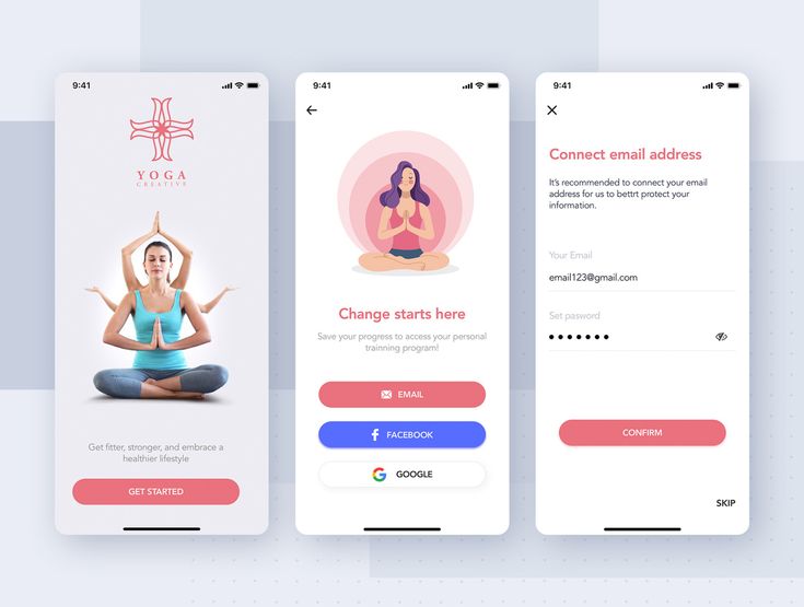 Dịch vụ thiết kế app tập yoga tại CIT Software