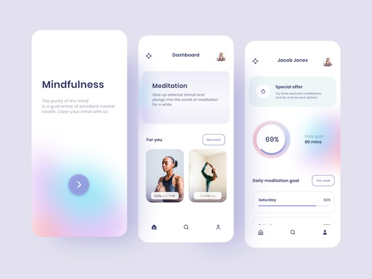 Dịch vụ thiết kế app tập yoga theo yêu cầu