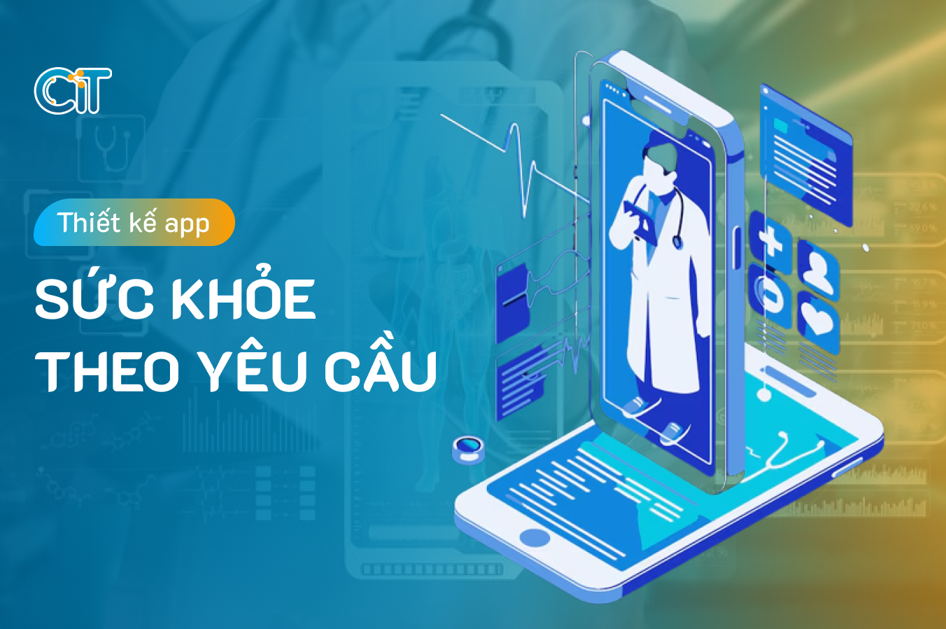 Thiết kế app sức khỏe theo yêu cầu