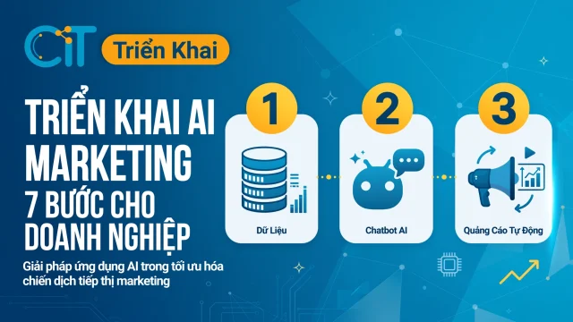 Giải pháp ứng dụng AI trong tối ưu hóa chiến dịch tiếp thị marketing Quy trình triển khai ai trong marketing