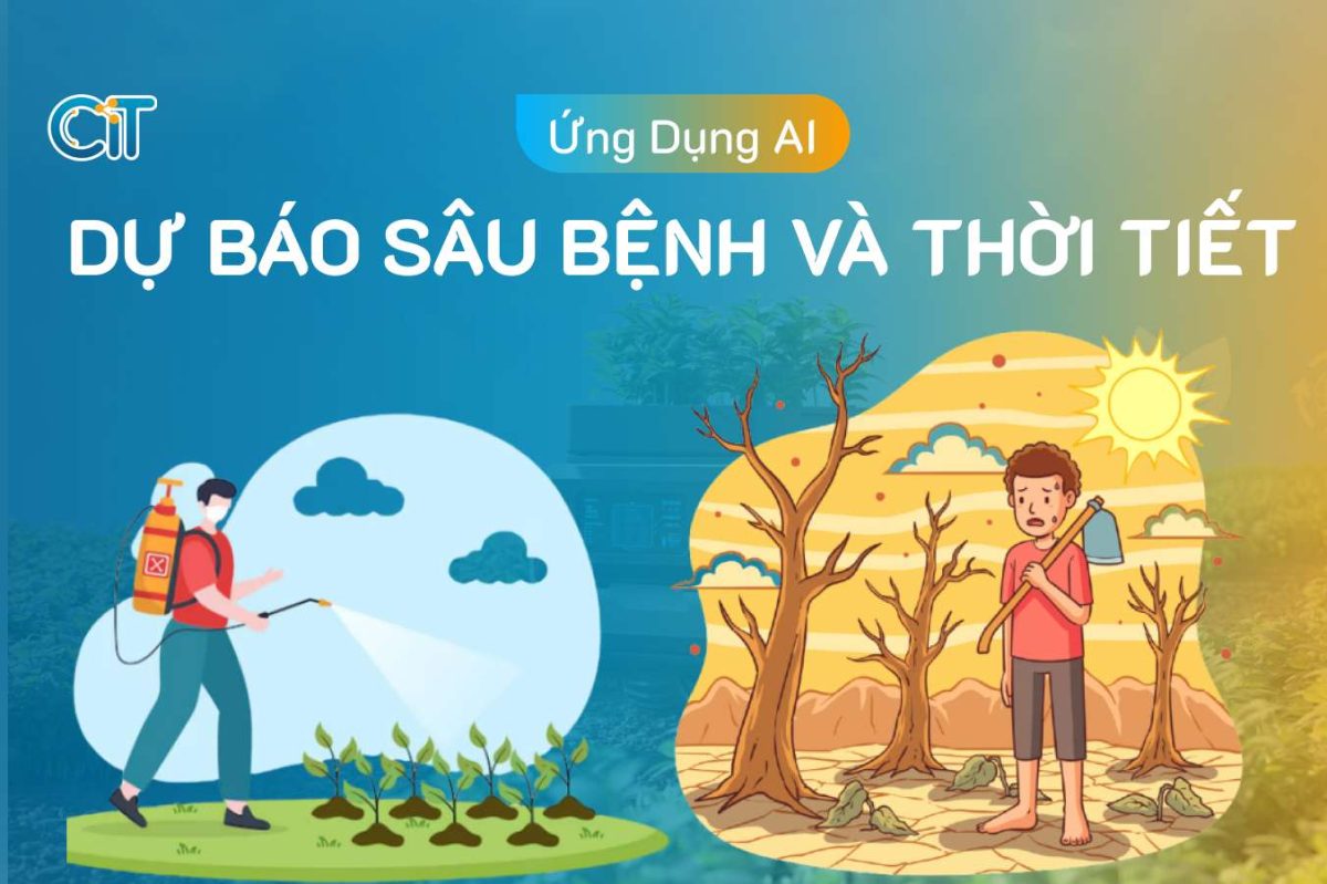 AI cảnh báo sâu bệnh và thời tiết