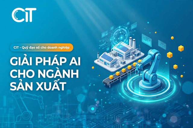 ứng dụng ai trong ngành sản xuất