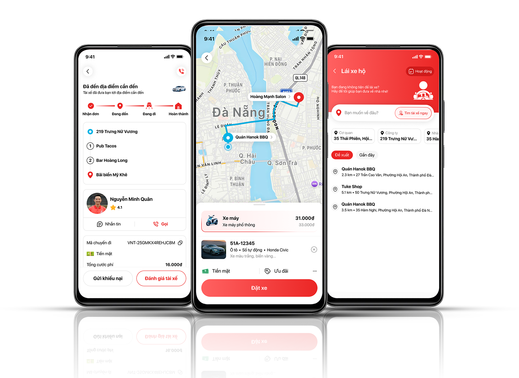 app lái hộ khách hàng