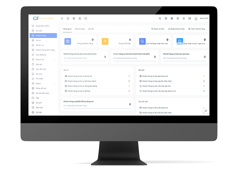 KAIZEN CRM Quản lý khách hàng